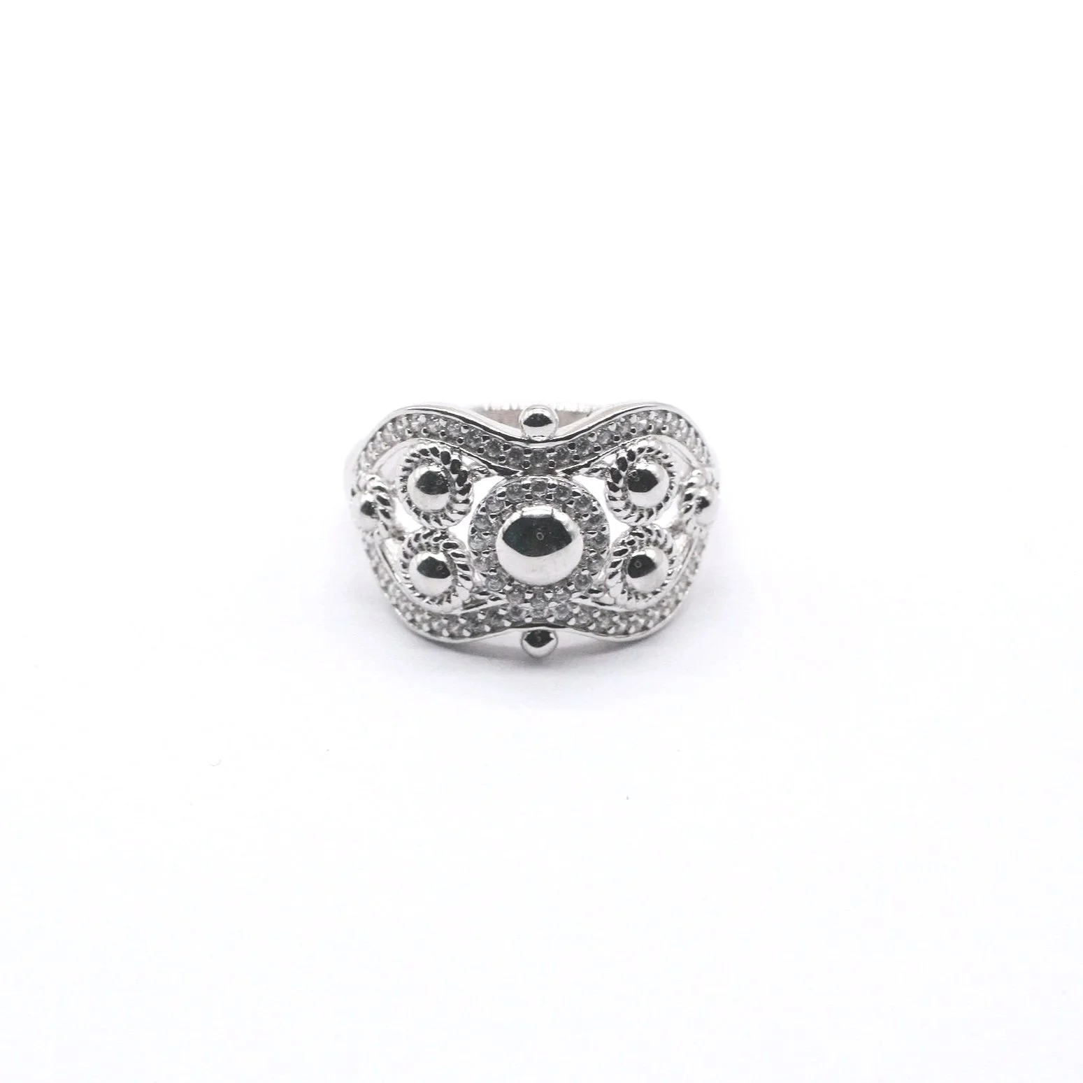 Bague Noeud d'Amour Scintillante