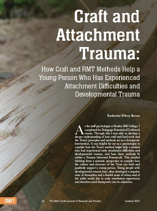 Craft and attachment trauma