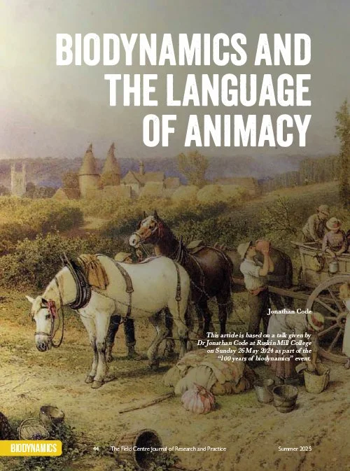 Biodynamics and the language of animcacy
