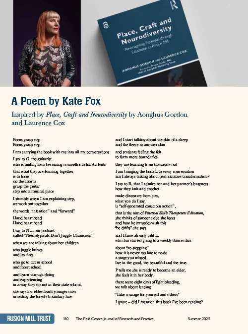 A poem by Kate Fox