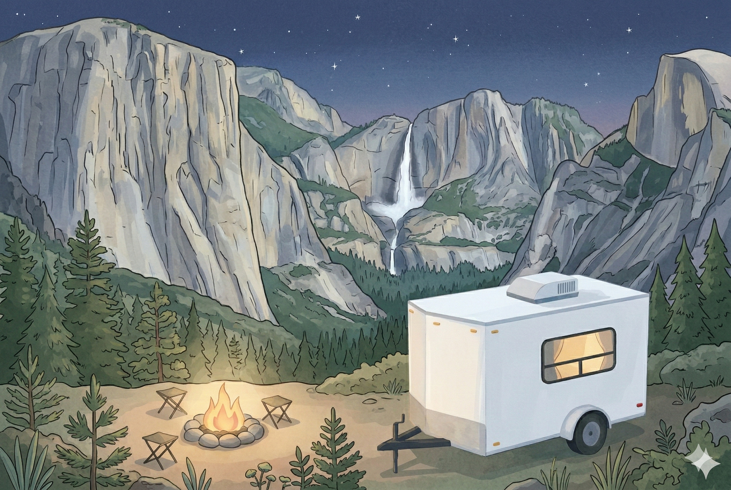 Find FREE Cargo Trailer Conversion campsites across the US with these 6 apps