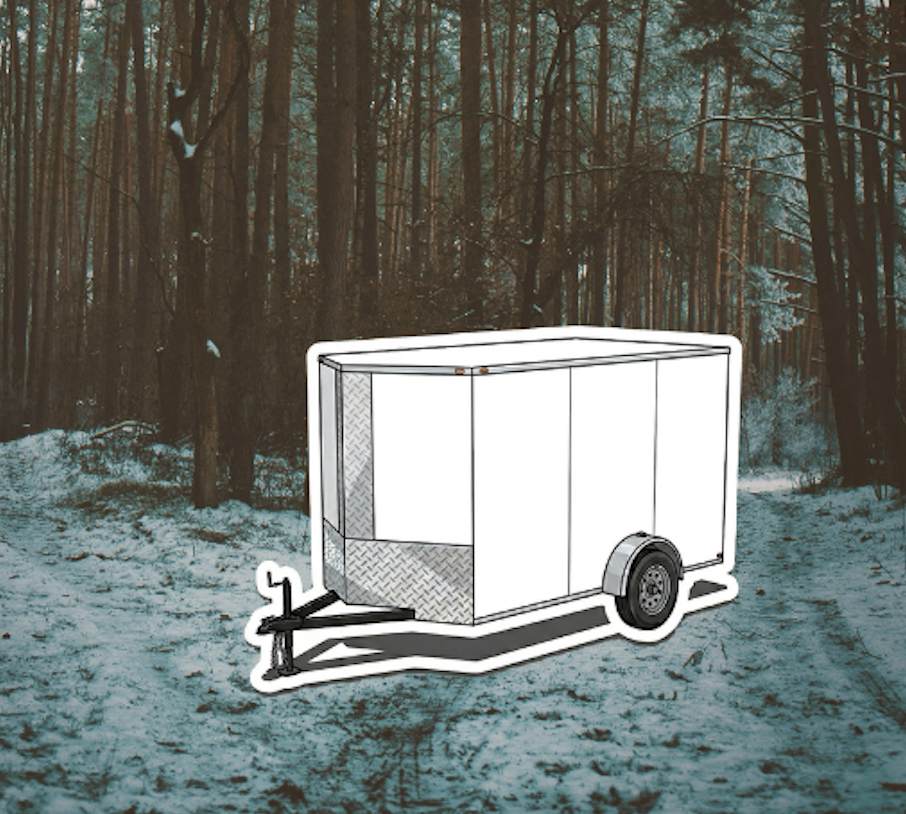 Steal This Smart 5x8 Cargo Trailer Camper Setup (Video)