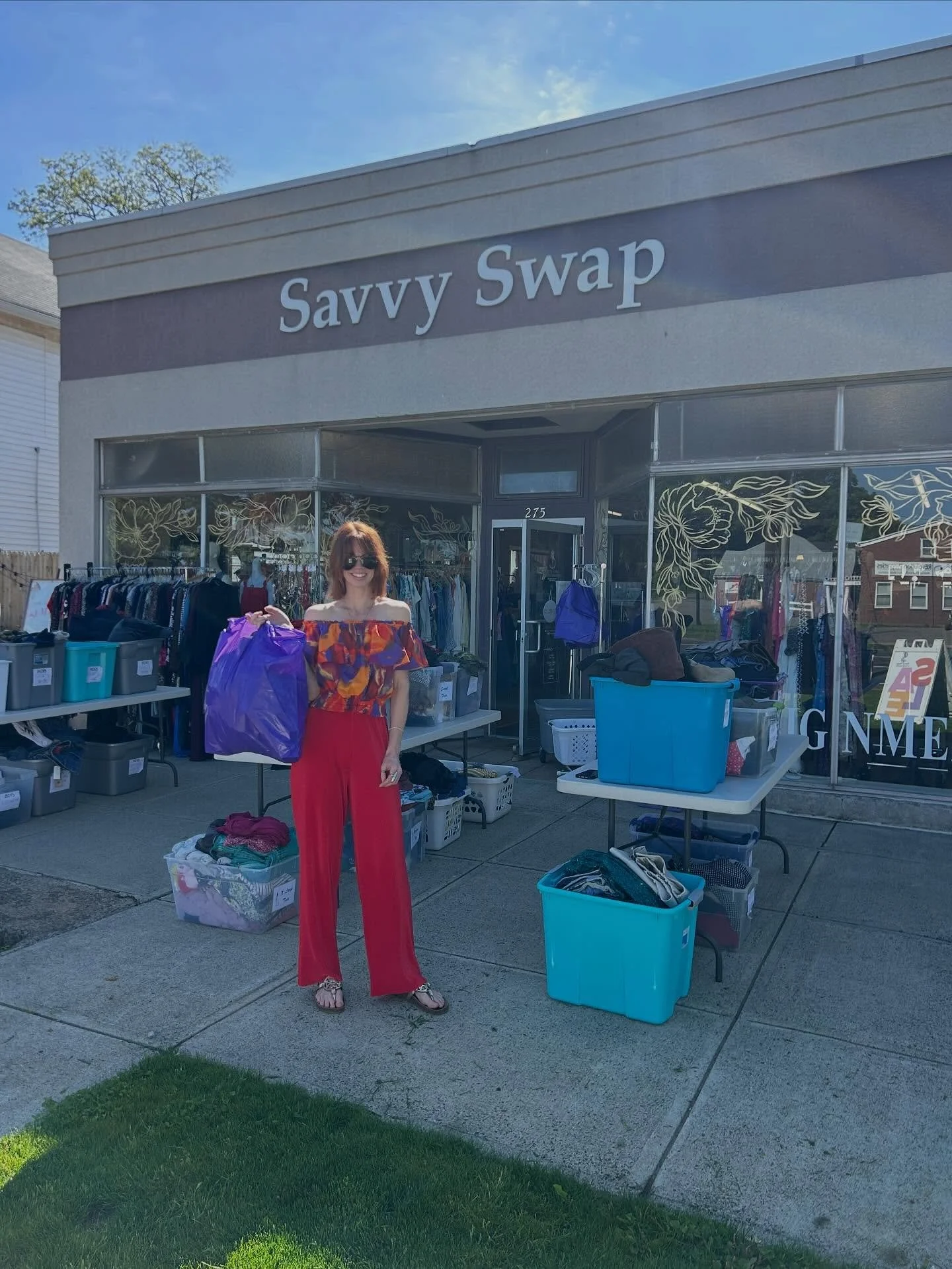 Semi Annual Fill-a-Bag Sale today! 
Purchase a $20 provided bag and fill it with as many special marked clearance clothing items and accessories as you can carry 🛍️

Jewelry bags will also be available for sale &mdash; while supplies last. $5 a bag!