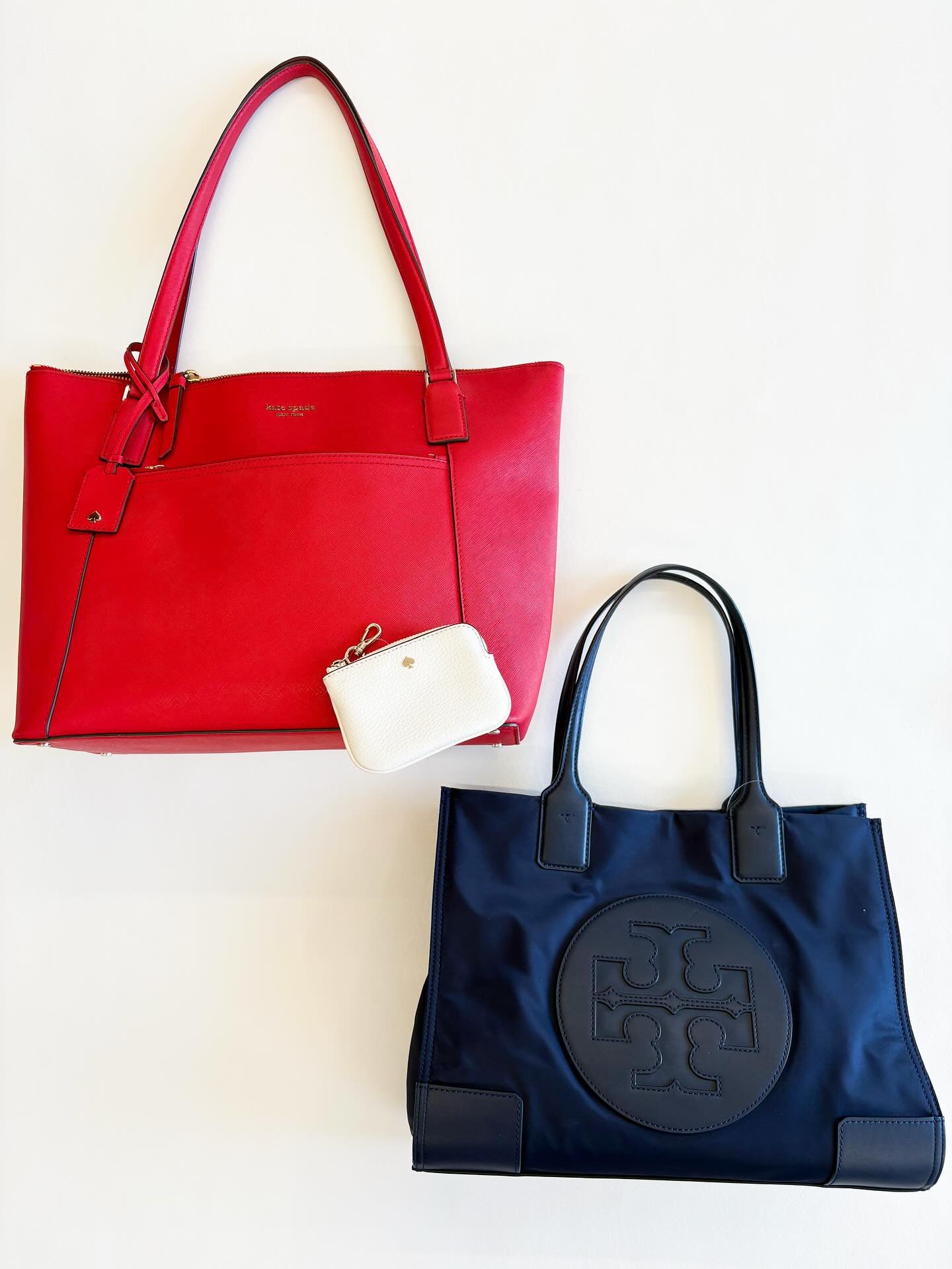❤️🤍💙 Designer handbag gems at the consignment boutique. Chic, timeless, and ready for summer style. 👜 #designerforless 
Open 10-4pm Saturday &amp; 11-4pm Sunday 
*CLOSED Monday.
&bull;&bull;&bull;&bull;&bull;&bull;&bull;&bull;&bull;&bull;&bull;
DM