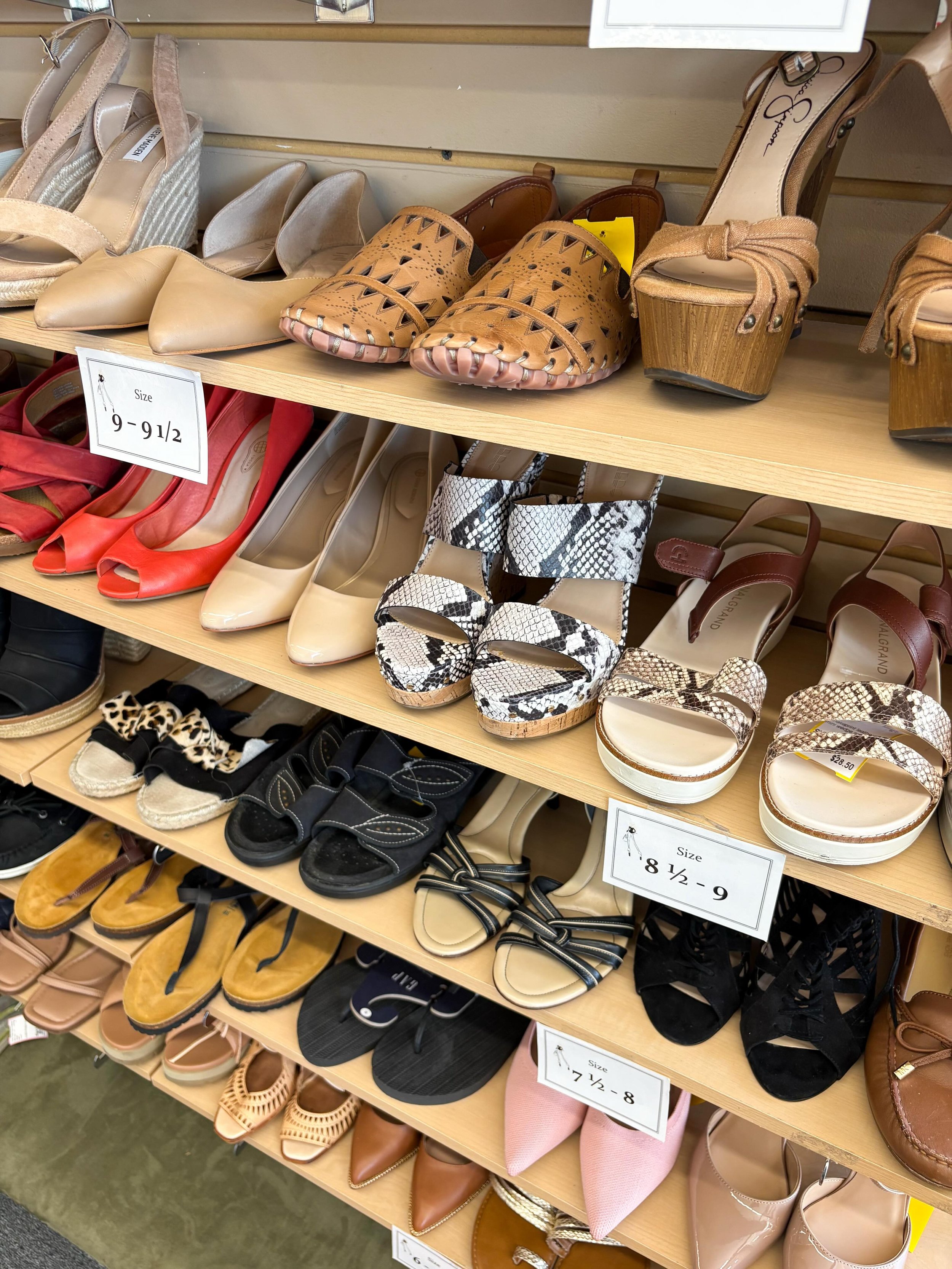 Too many shoes? No such thing 😉 #moreforyourmoney 
Open 11-6pm today!