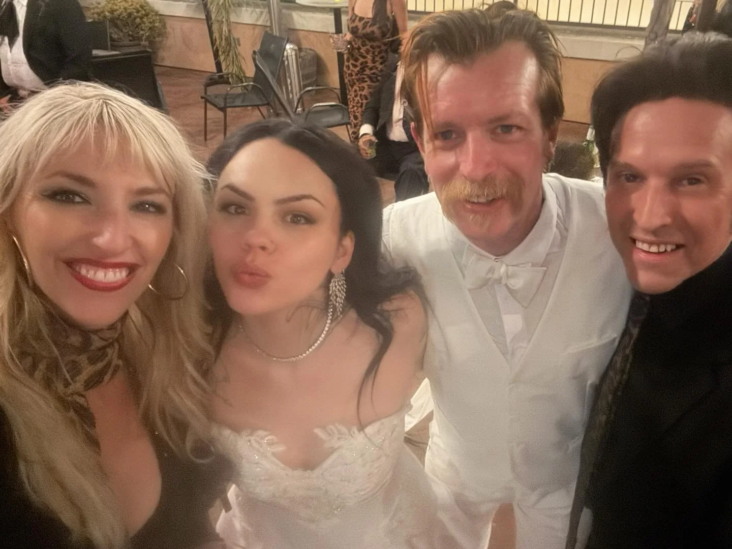 Big congrats to this beautiful couple @phoenixtrinityink @fatherbadass , wishing them a lifetime of happiness and love! ❤️❤️