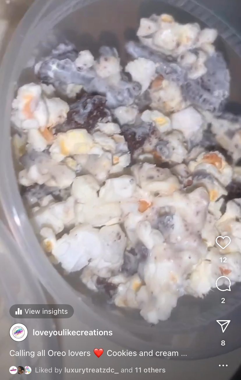 Cookies N Cream Popcorn