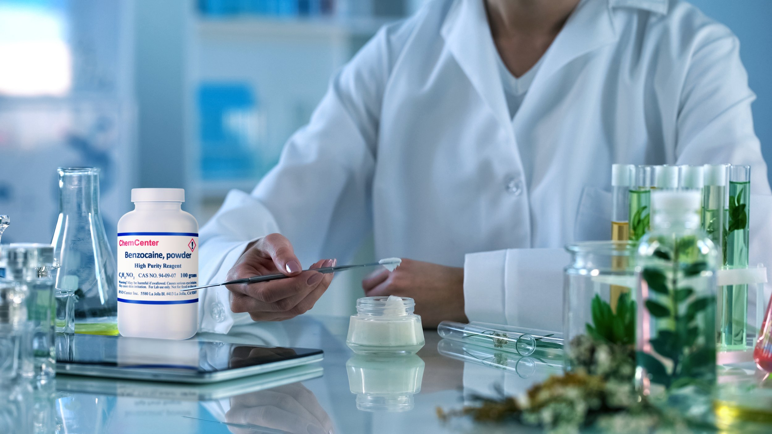 Benzocaine 100 Lab Scene.jpeg