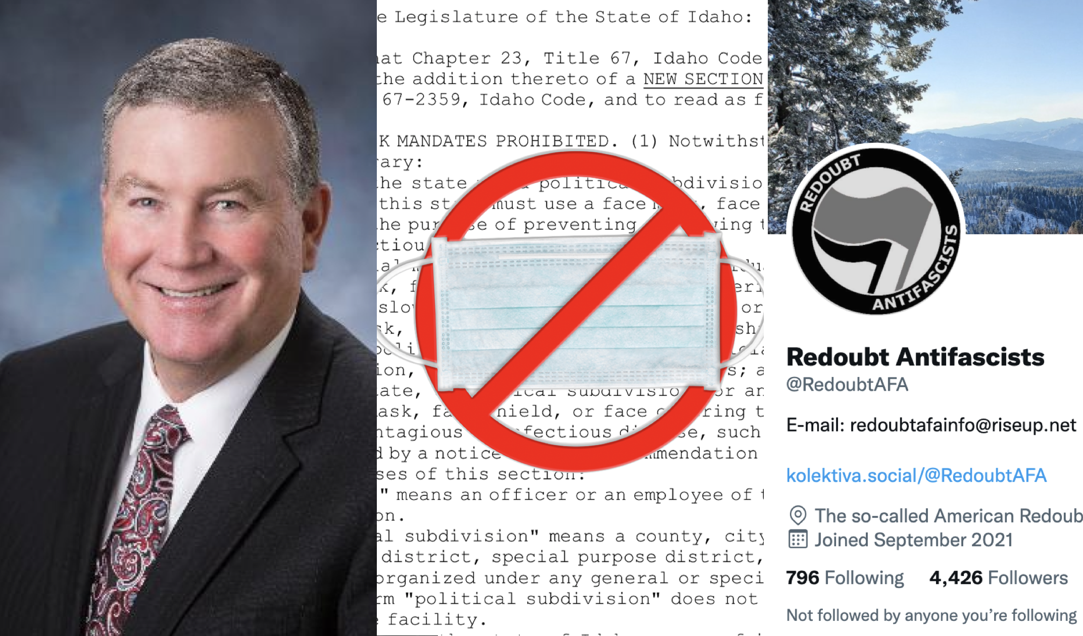 Idaho Votes to Ban Employer Vaccine-Mandates — Moderate Republicans, Scott Bedke, Side With Antifa Against Bill