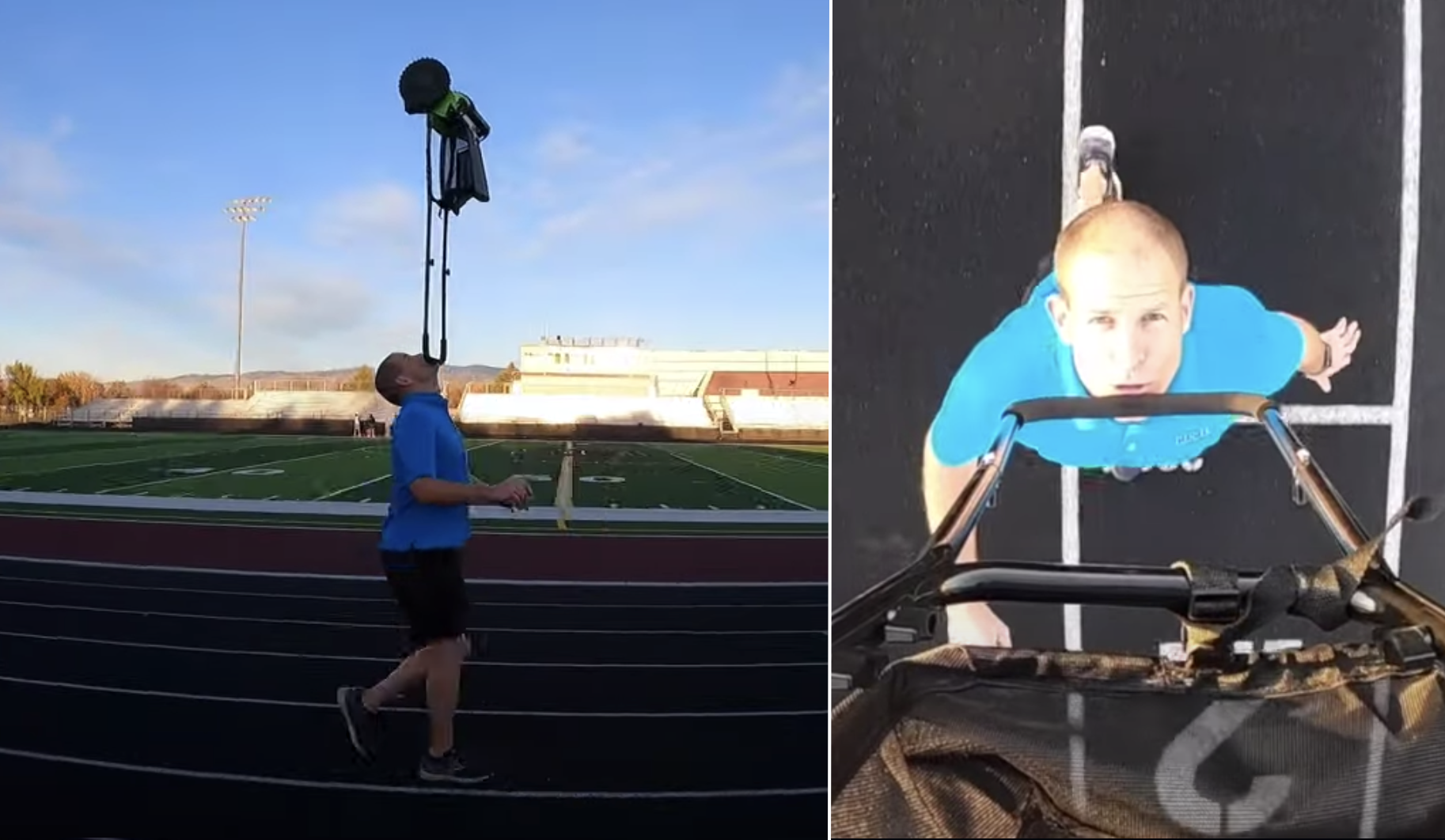 Forget Ukraine, This Idaho Man Just Beat the Guinness World Record for Balancing a Lawn Mower on his Head — 3,257 Foot Distance