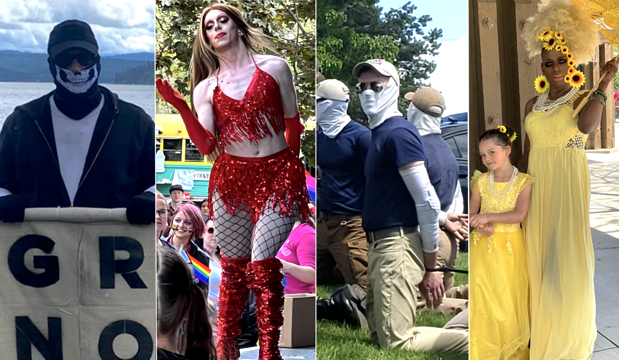 Neo-Nazis, White Lives Matter, Patriot Front, Satanists, Antifa &amp; Drag Queens Turn Coeur d’Alene into Anti-Christian FREAKSHOW