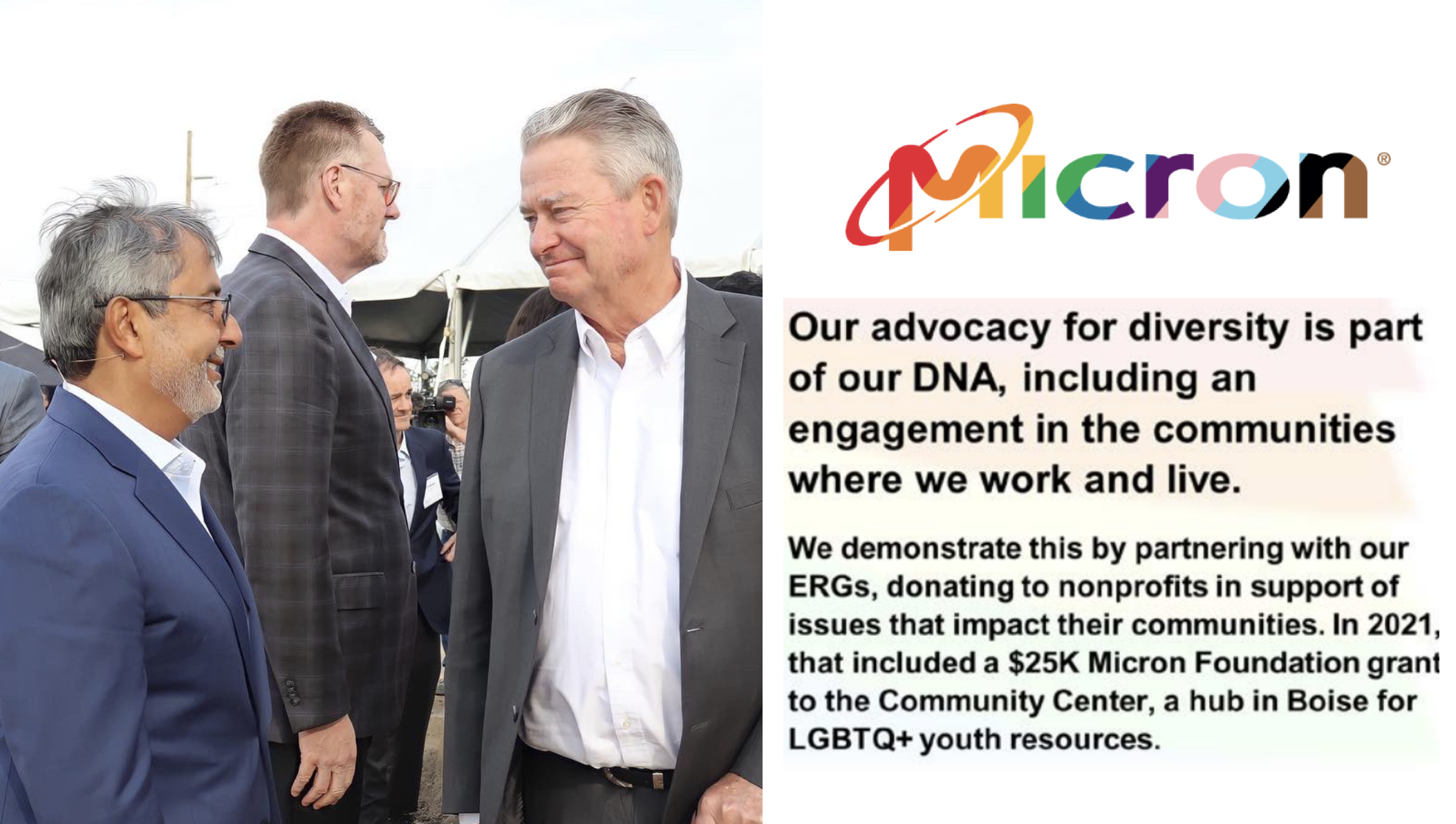 Idaho Governor Brad Little Applauds Company Sponsoring Controversial “Drag Kids” LGBT Event   — Micron also Sponsors Brad Little 