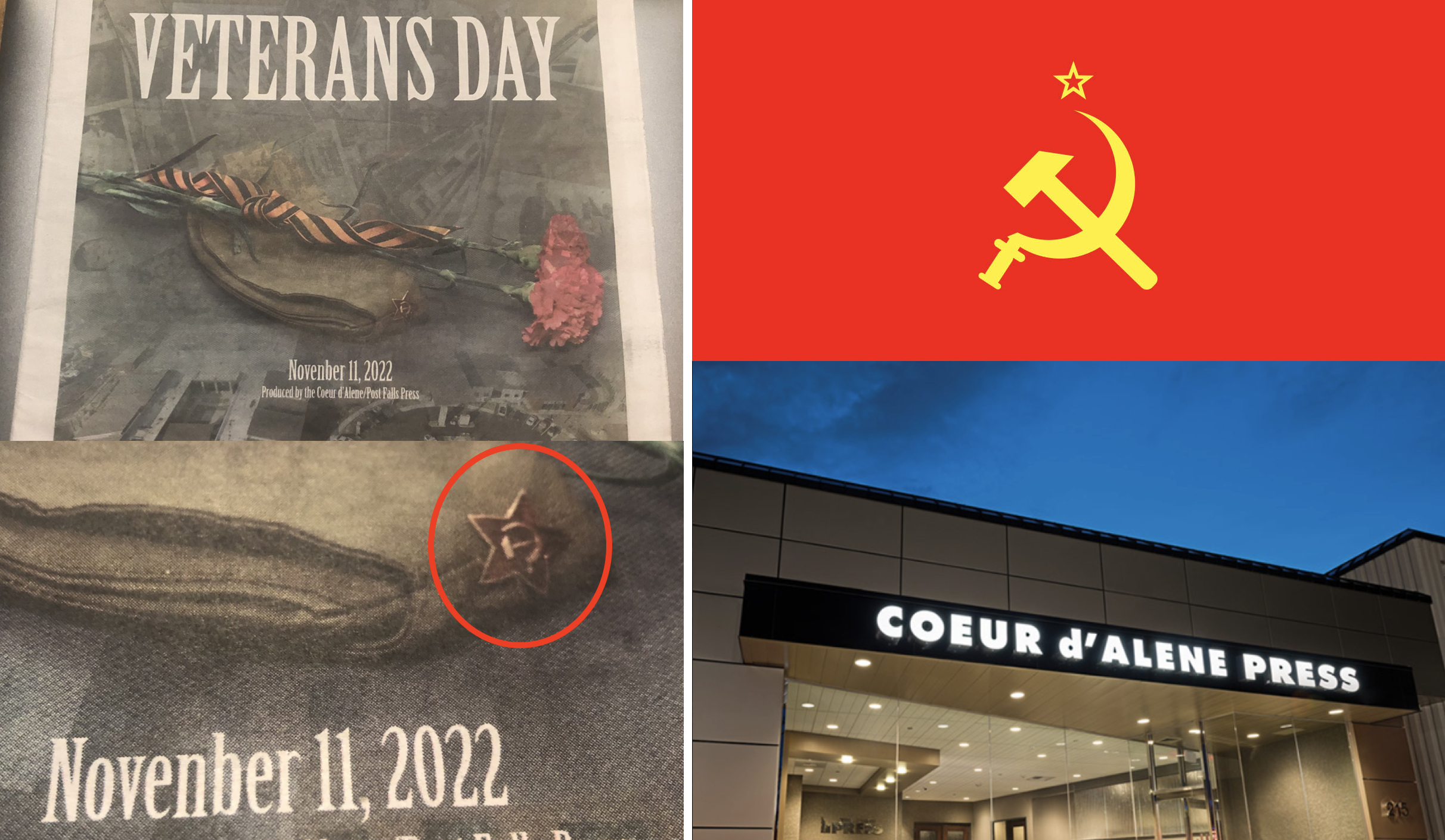 North Idaho Residents Demand Apology from Local Newspaper After Veterans Day Issue Honoring Communist USSR — “The CDA Press is Garbage”