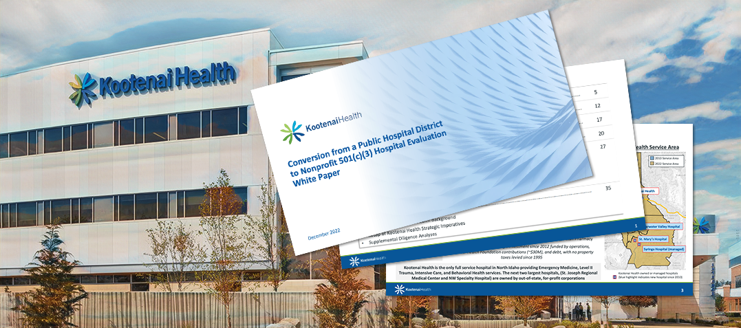 The Kootenai Health Saga Continues: Hospital Releases White Paper on Upcoming Changes - Klaus Schwab Would Be Pleased