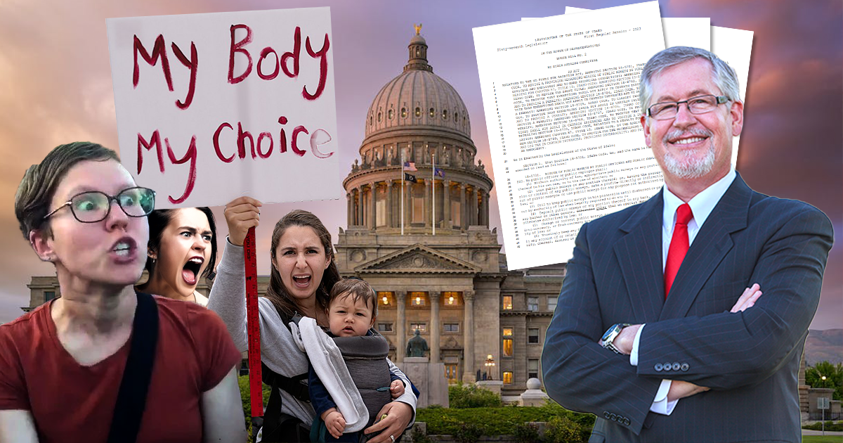 Idaho Legislators Threaten To Abort All Funding To The City of Boise — “No Funds For Abortion” Act Introduced In The House