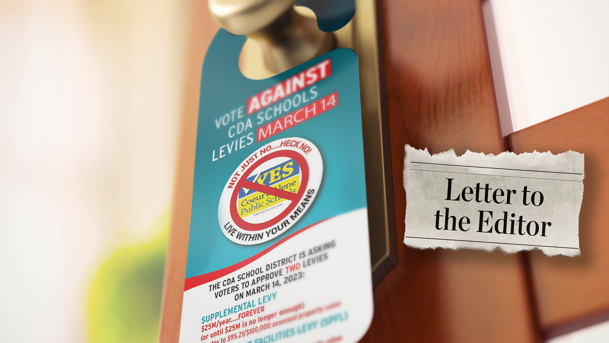 De-Bunking The Cd’A Press: Anti-Levy Fliers Aren’t “Un-American” or “Bogus”