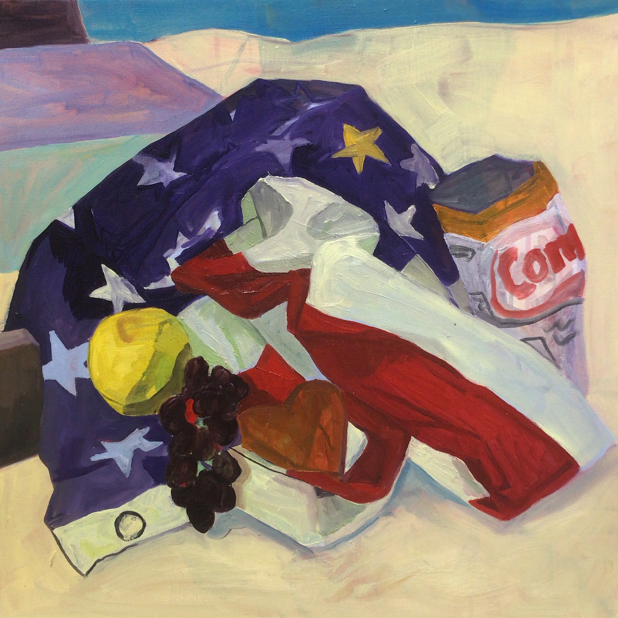 still life on flag.JPG