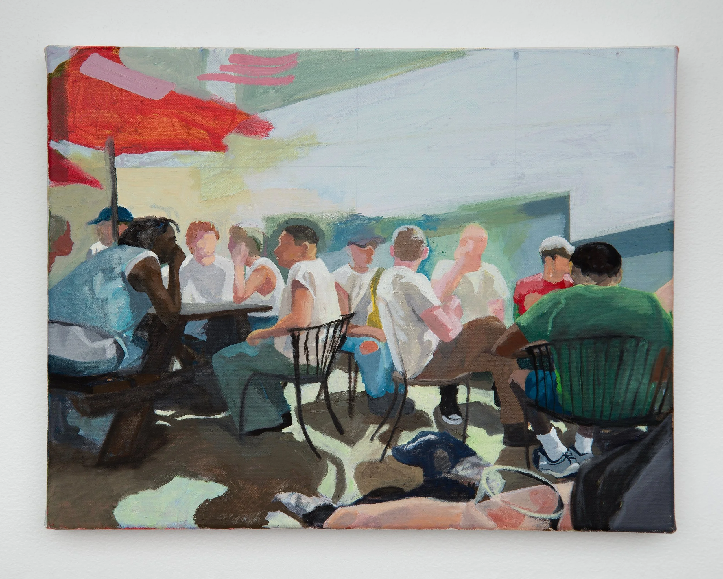 Patio, 2025. Oil on canvas. 12 x 14"