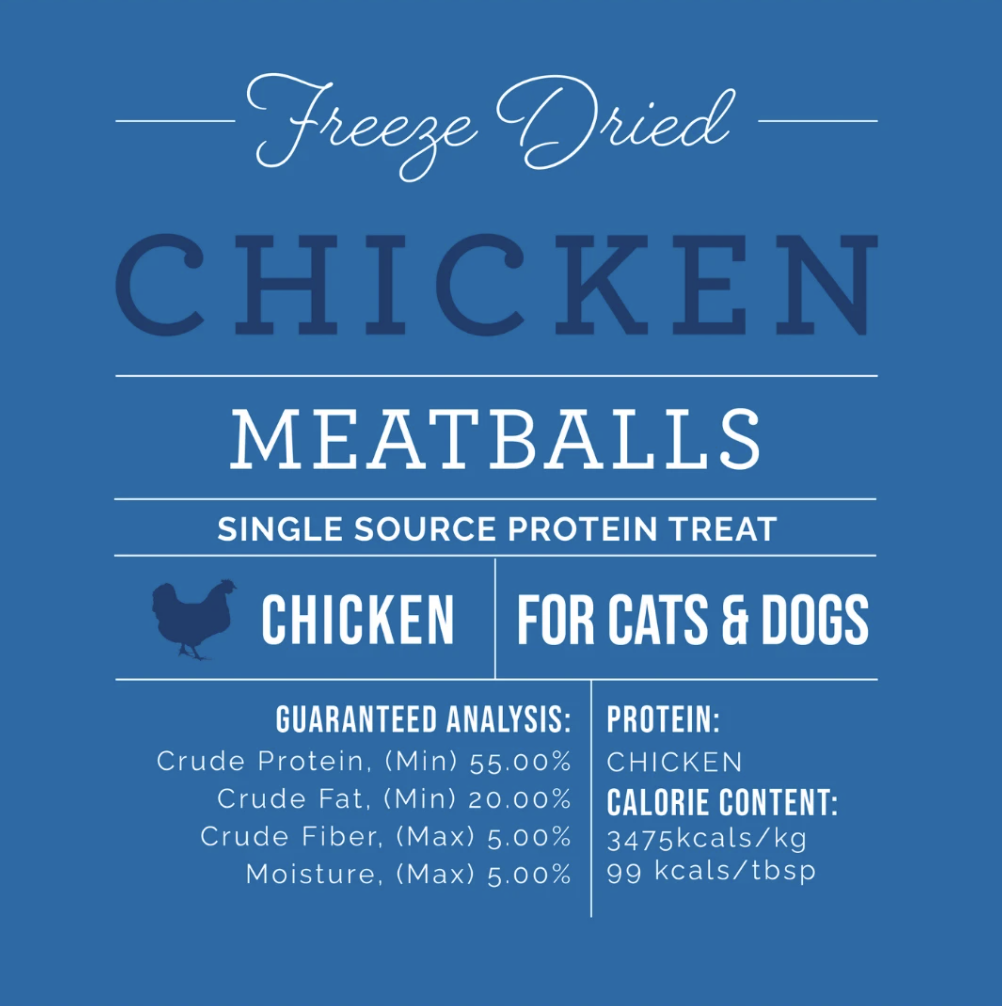 Chicken Meatball Treats — Nature's Select Premium Pet Products