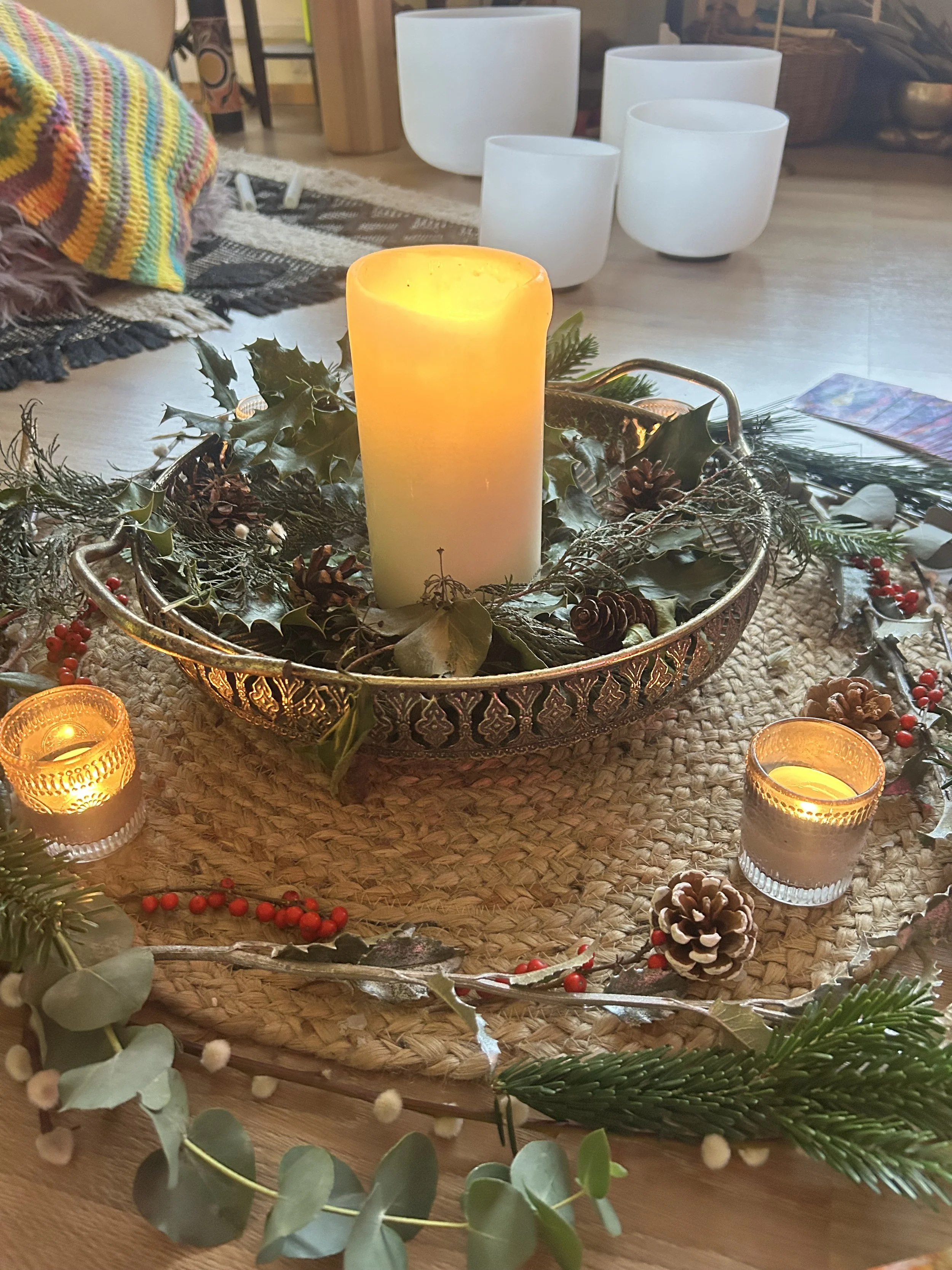 How can soundbaths and grief circles help with loss?