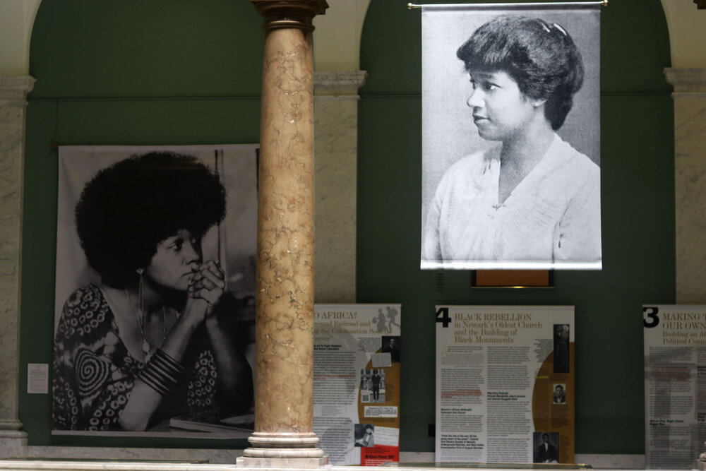  Black Power! 19th&nbsp;Century&nbsp; exhibit portraits of Brenda Ray Moryck, (right) a Newark Native and writer associated with the 1920s Harlem Renaissance,&nbsp;and poet and activist Amina Baraka (left)&nbsp;photographed in Newark circa 1969.    