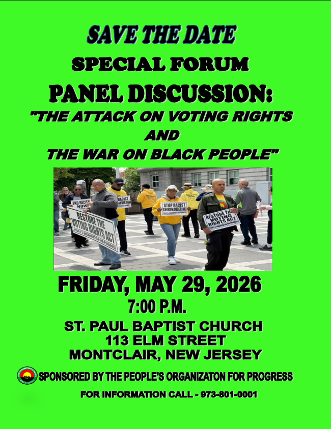 Panel Discussion: The Attack on Voting Rights & The War on Black People