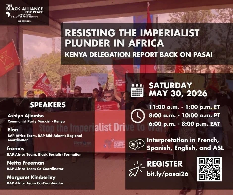 Resisting the Imperialist Plunder in Africa 