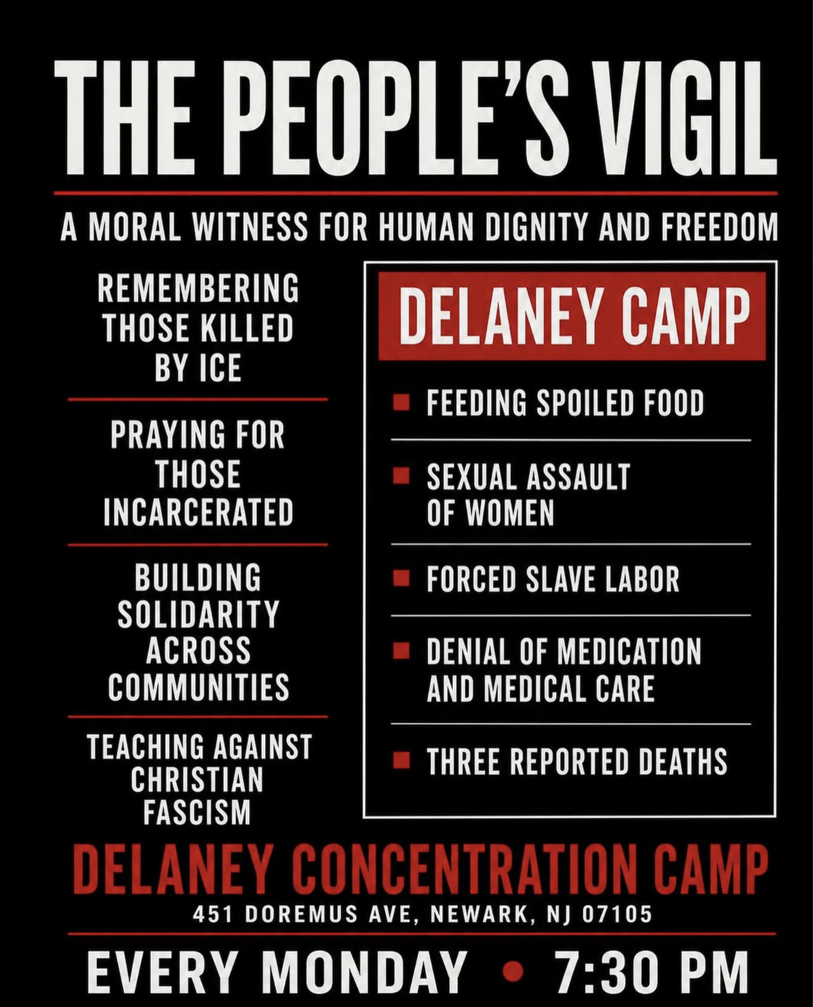 The People's Vigil: A Moral Witness for Human Dignity and Freedom (Copy)