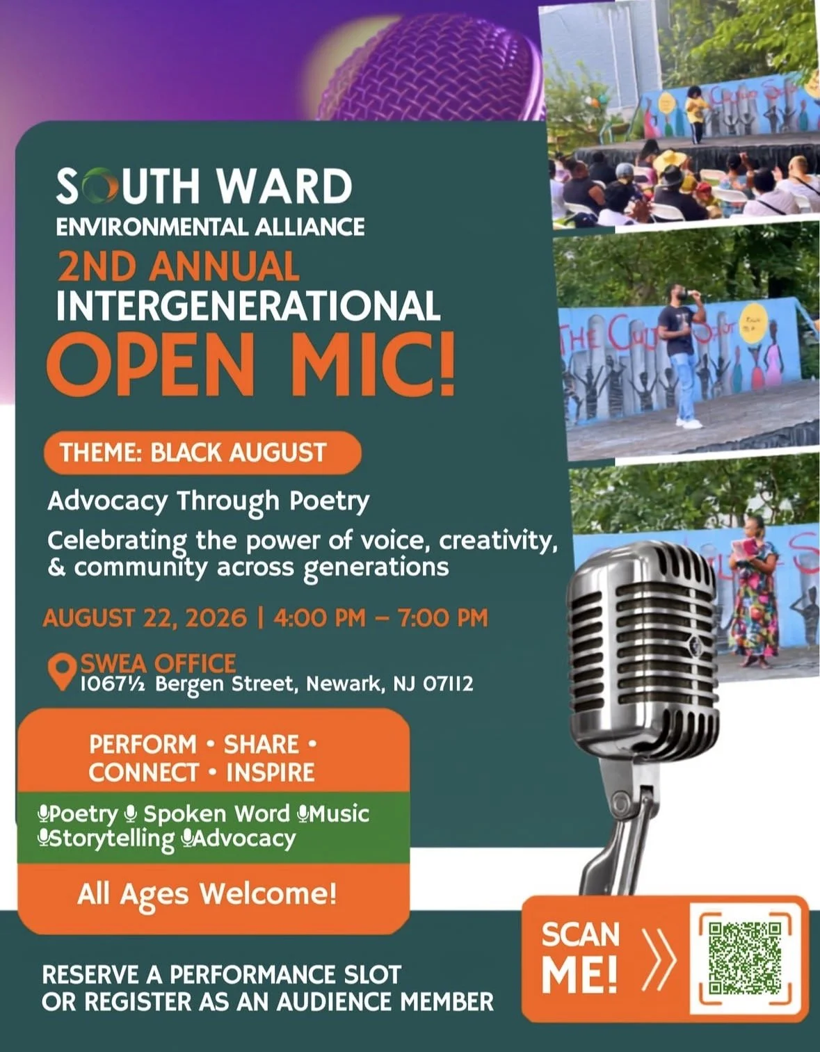 2nd Annual Intergenerational Open Mic