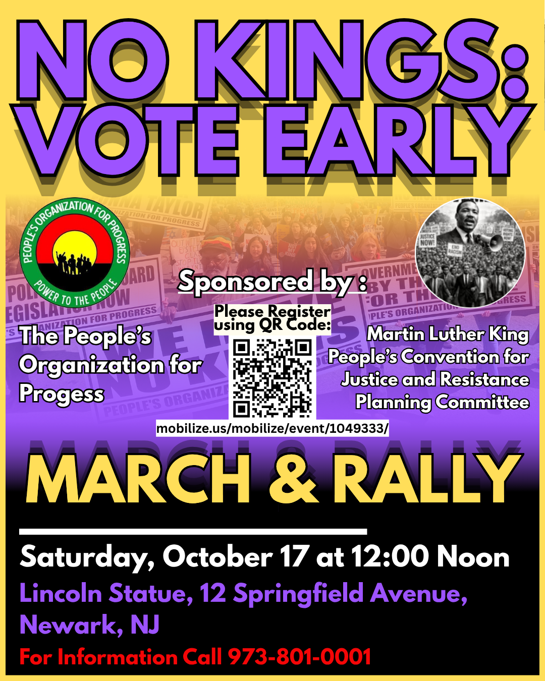 No Kings: Vote Early