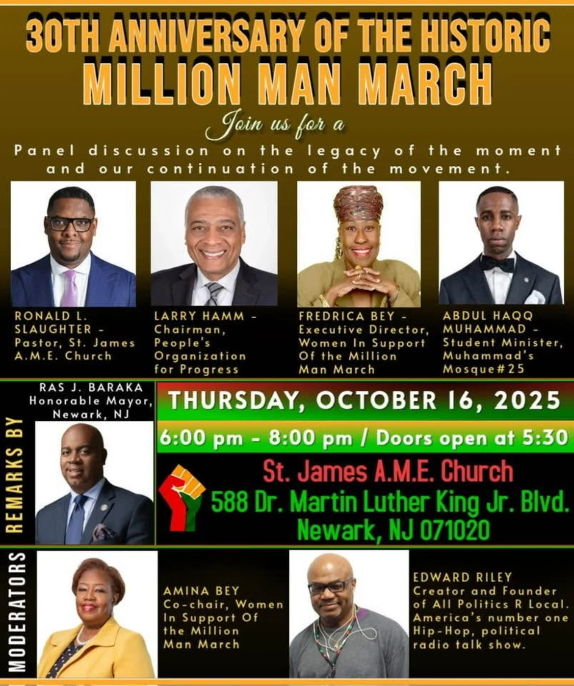 Million Man March Anniversary