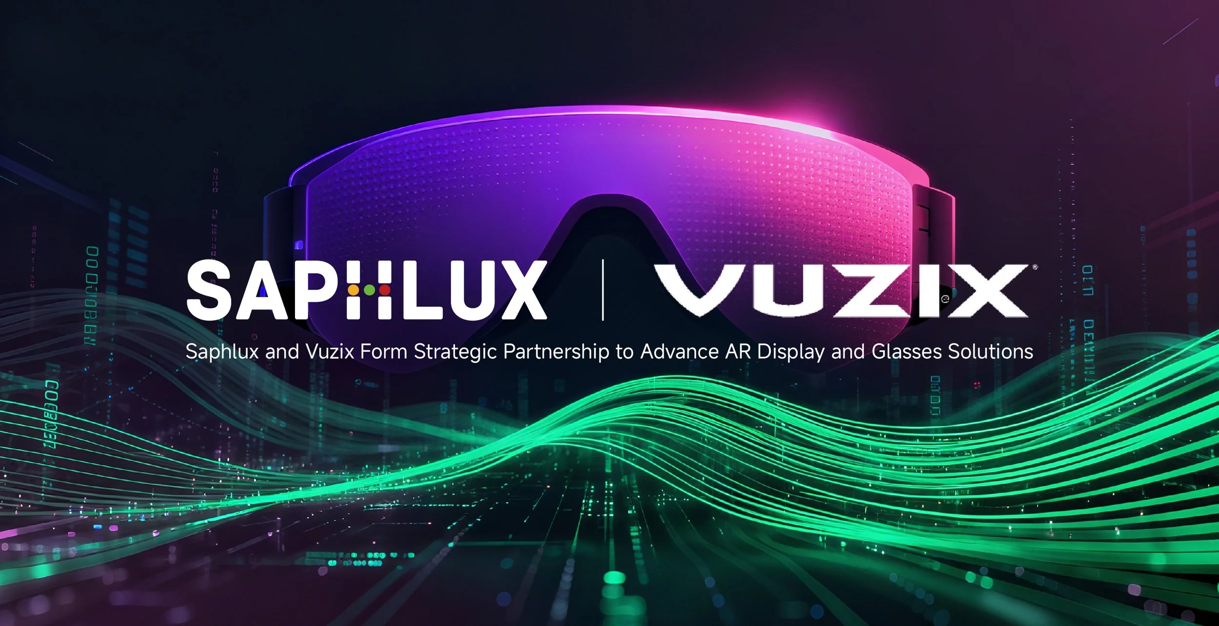 Saphlux and Vuzix Collaborate to Advance AR Display and Glasses Solutions