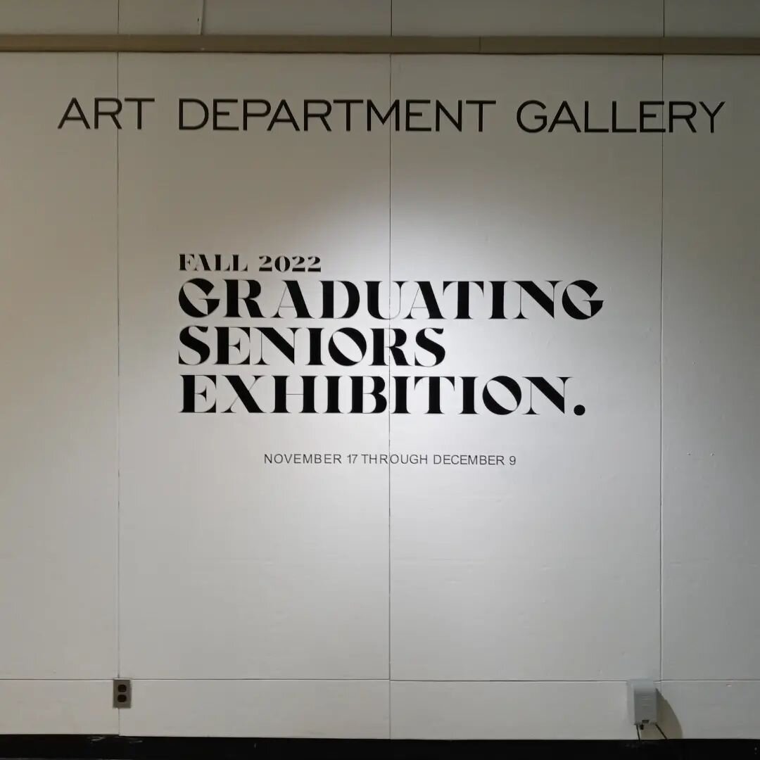 I got into my first exhibition a few days ago: the Graduating Seniors Exhibition at WSU! Really fun, and I got super excited seeing my friends' and classmates' work. 💕

Hopefully I get into another one soon!

#art #artstudent #waynestateuniversity #