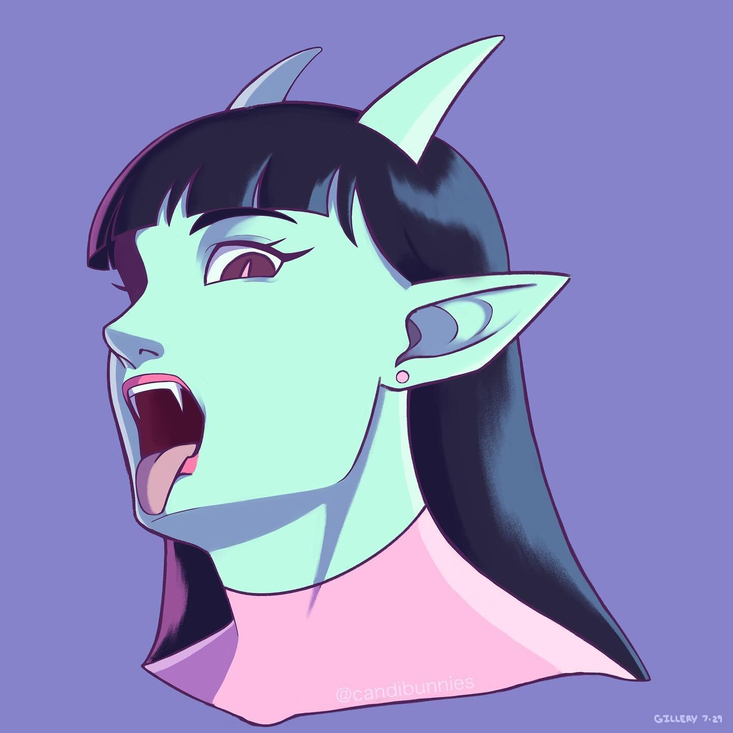 Drew my character Lamia to get a feel for digital painting, and I had a lot of fun making this!

Some progress pictures are included as well 💕

#art #artistsoninstagram #digitalart #oc #originalcharacter #illustration