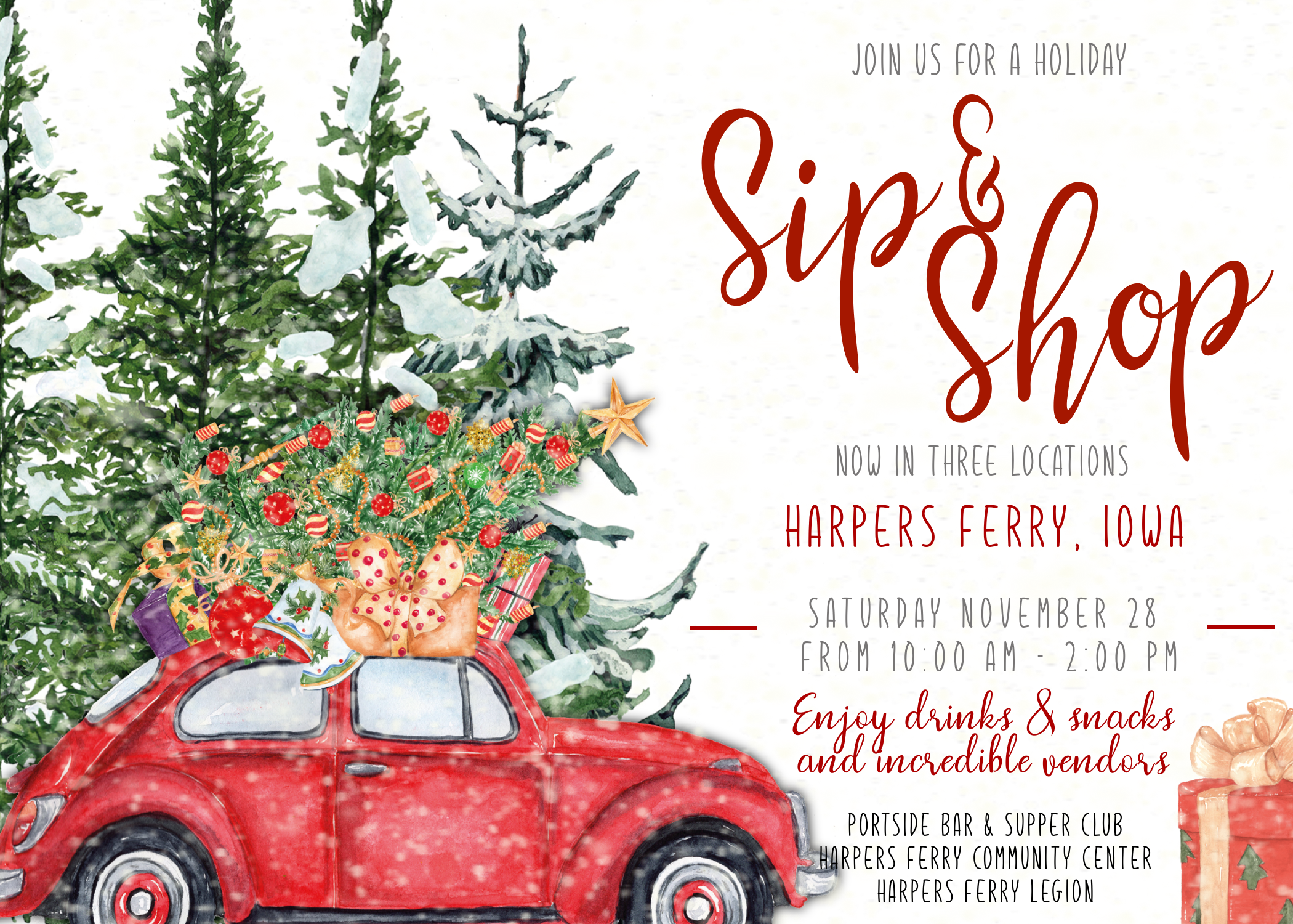 Sip &amp; Shop 2026