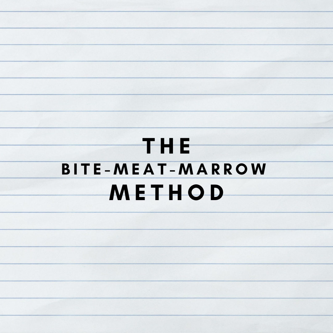 How to Structure a Poetry Collection: The Bite, Meat, Marrow Method
