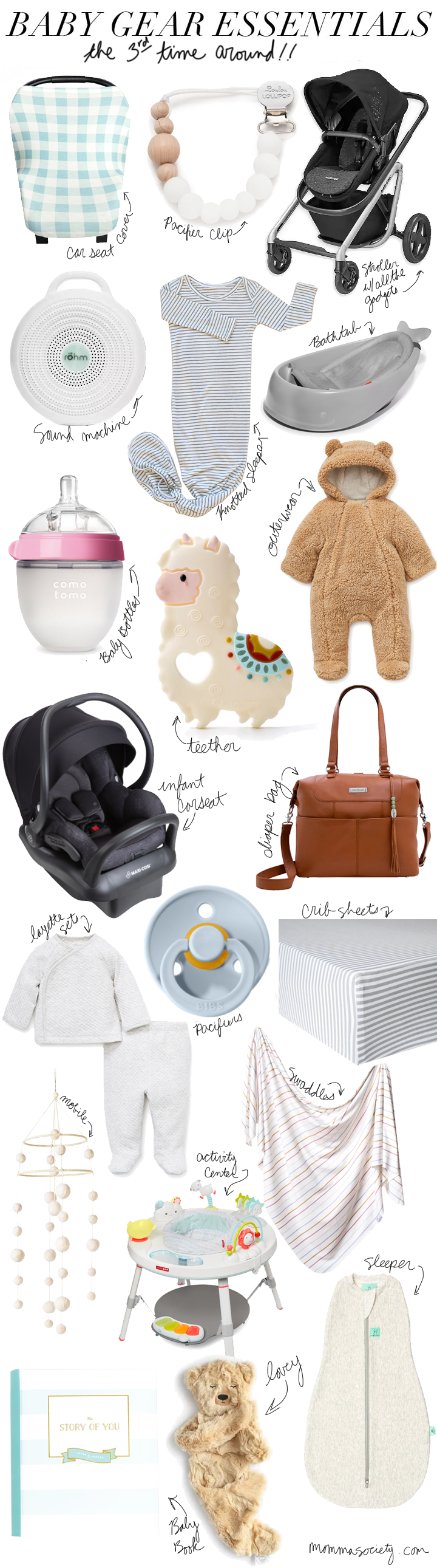 Top 15 Baby Items for Months 3 & 4 - Seven Graces