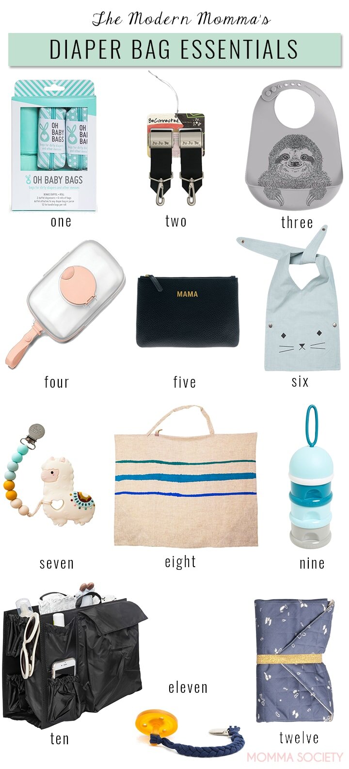 Diaper Bag Essentials for the Modern Momma Momma Society