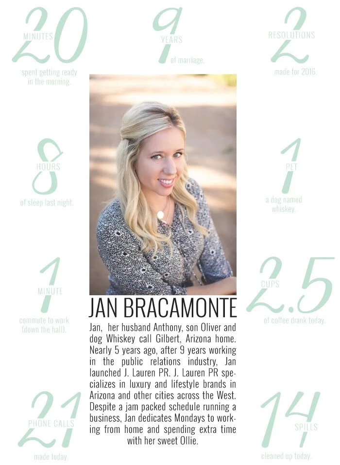 A Day In The Life of Jan Bracamonte