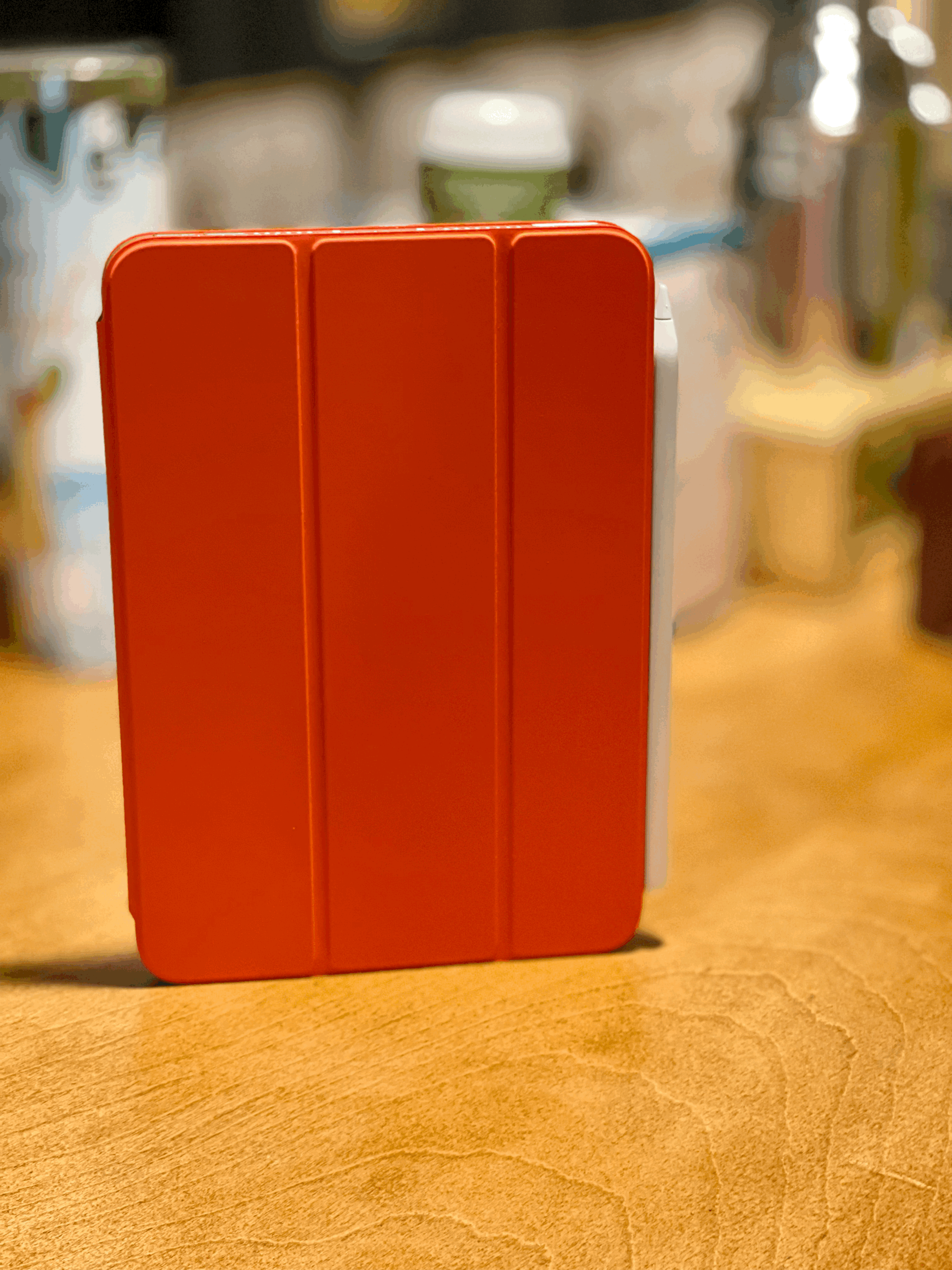 iPad mini 6 inside Electric Orange case