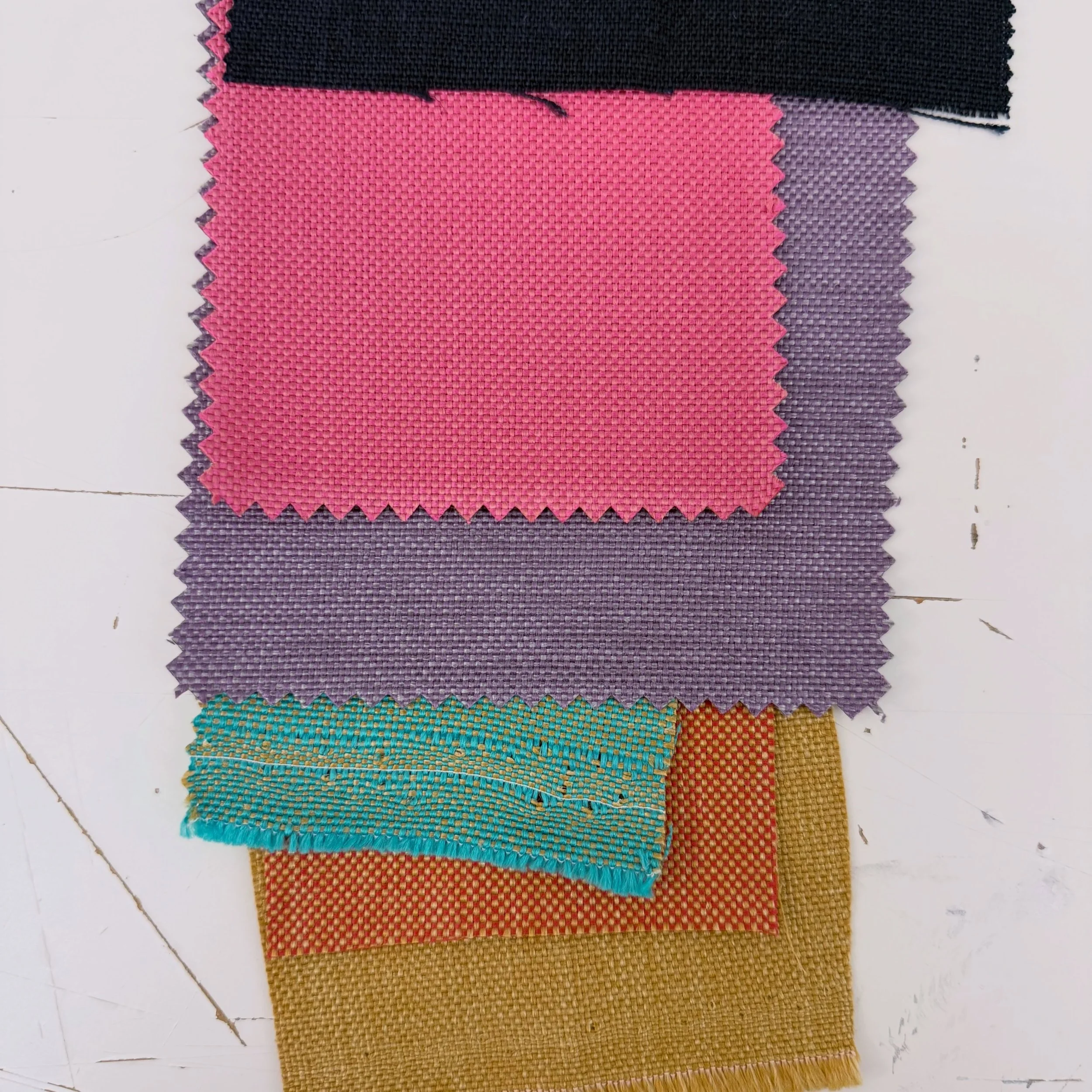 Studio views today. 

#fabric #upholstery #embroidery #color