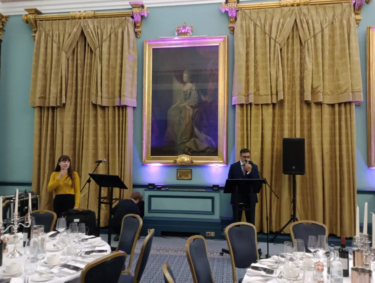 Blueprint event space PA system, TV and microphones hire