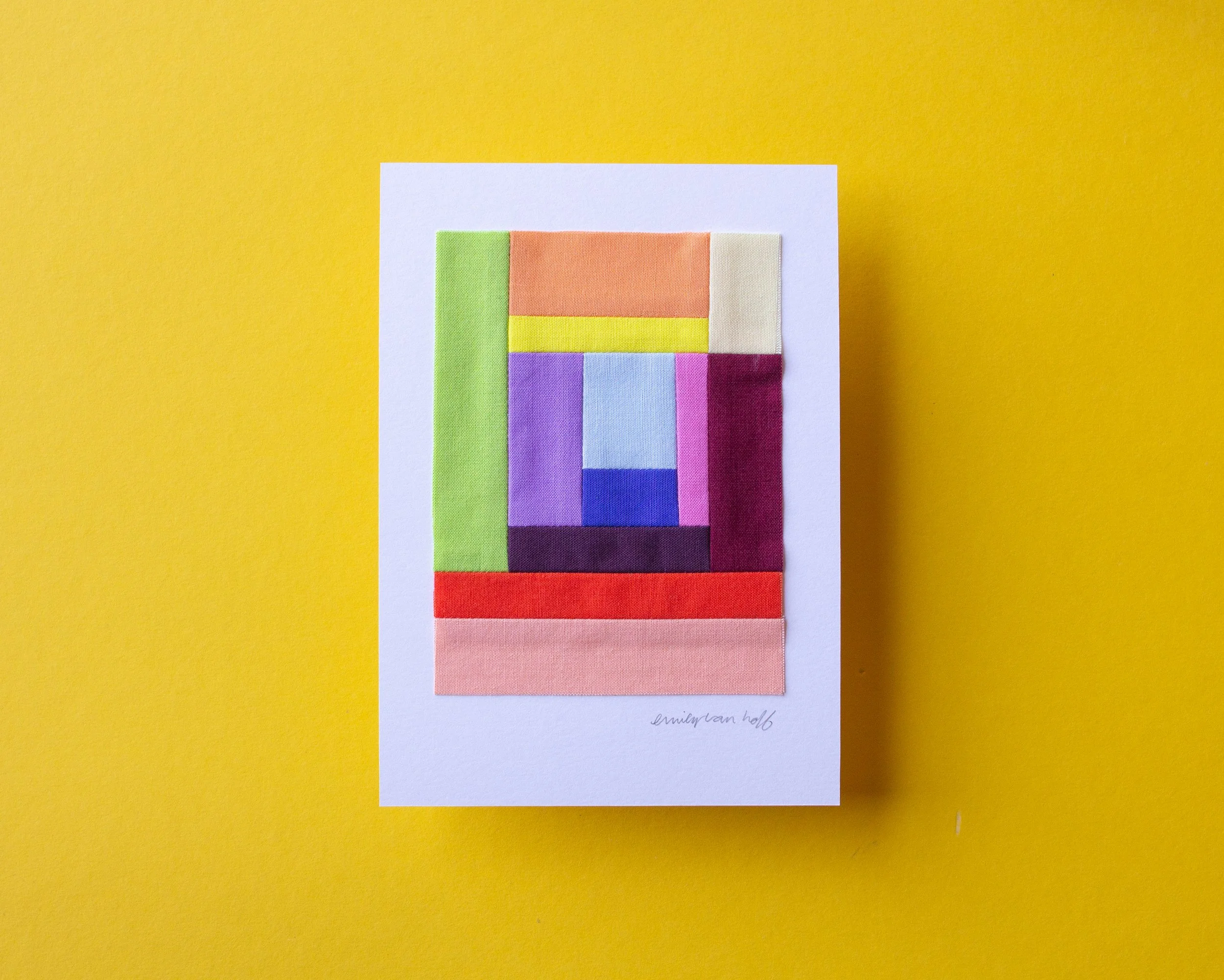 Original Quilt Wall Art | 5x7 | No. 565
