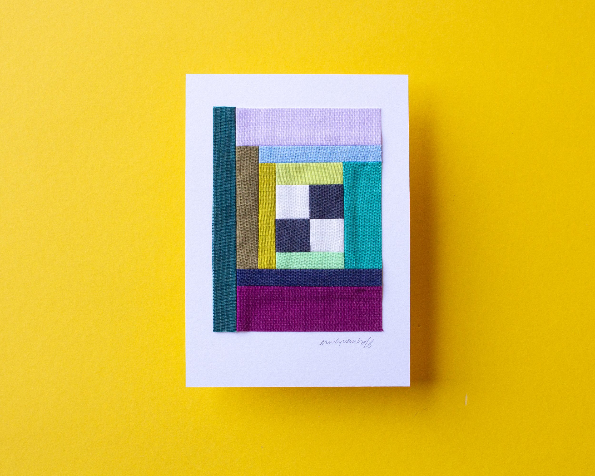 Original Quilt Wall Art | 5x7 | No. 563