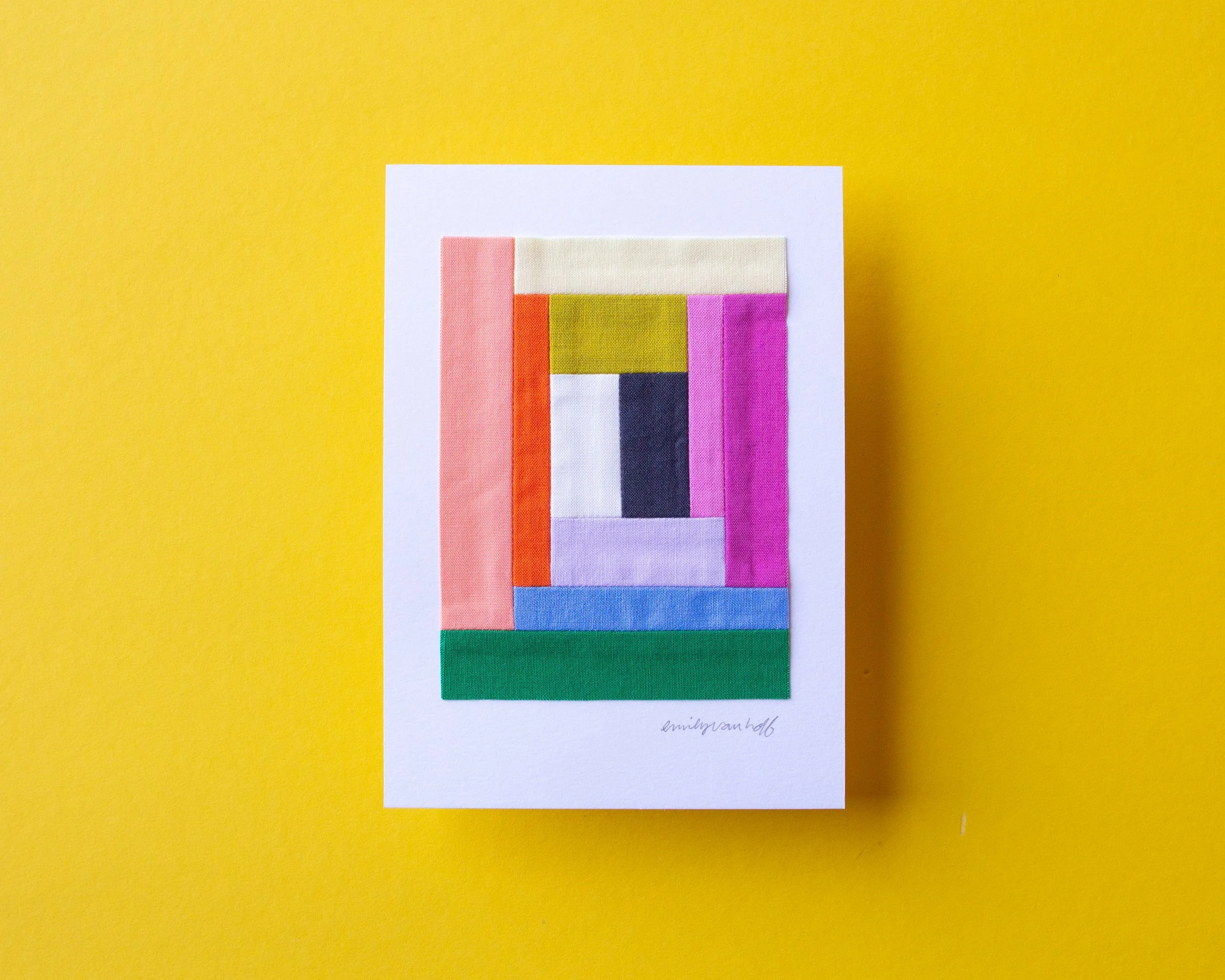 Original Quilt Wall Art | 5x7 | No. 566