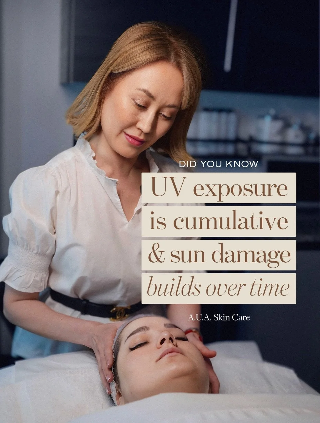 Sun damage doesn&rsquo;t always show up right away&hellip;

☀️ UV exposure is cumulative, which means sun damage can build up in the skin over the years. Even if your skin looks clear now, repeated sun exposure can contribute to pigmentation, uneven 