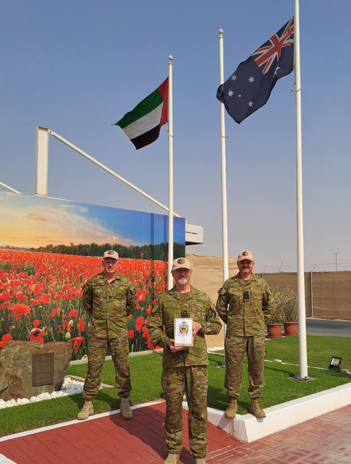 2025 - RSL care packages gratefully received at Headquarters Middle East..png