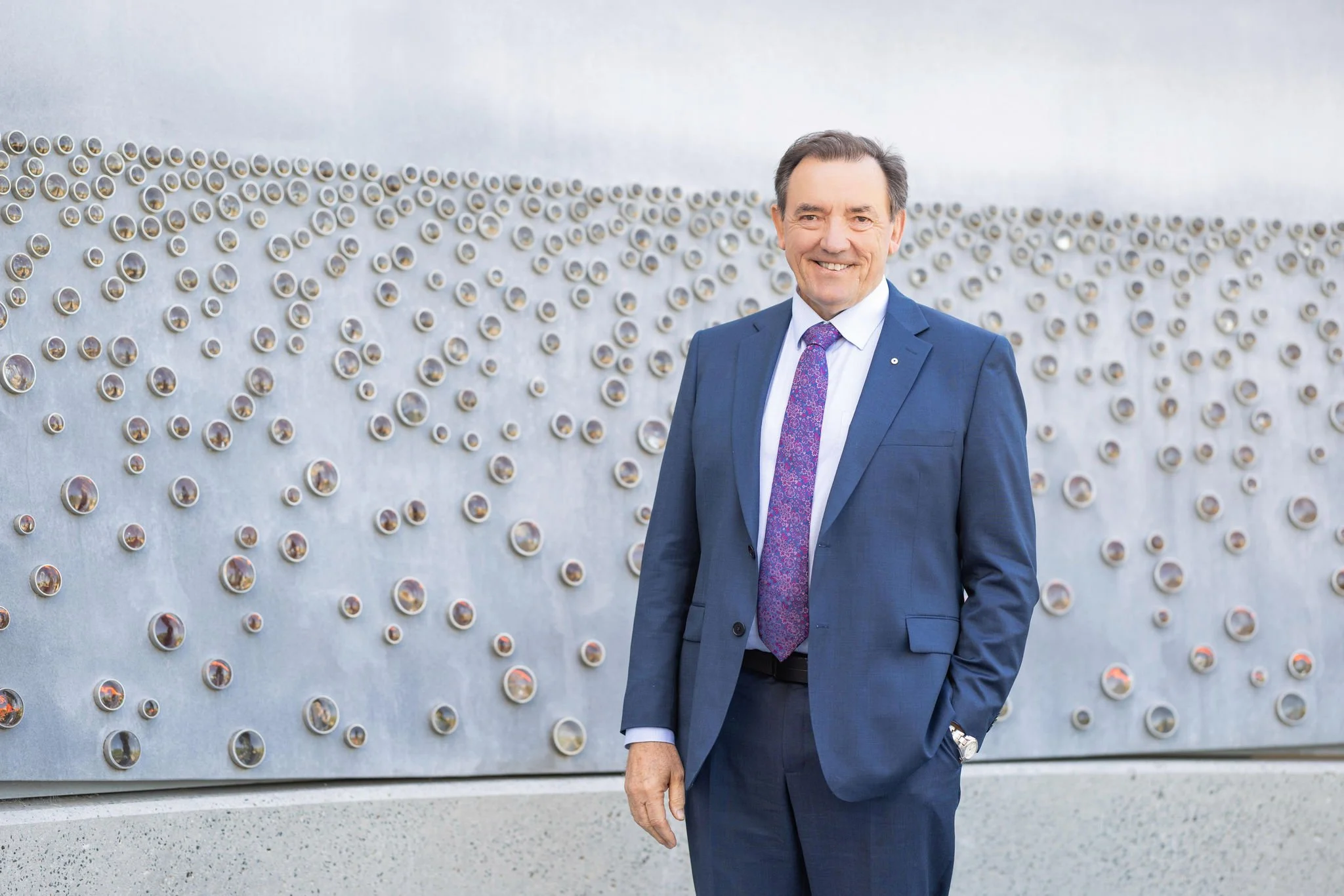 Peter Tinley outside the National Office in Camberra