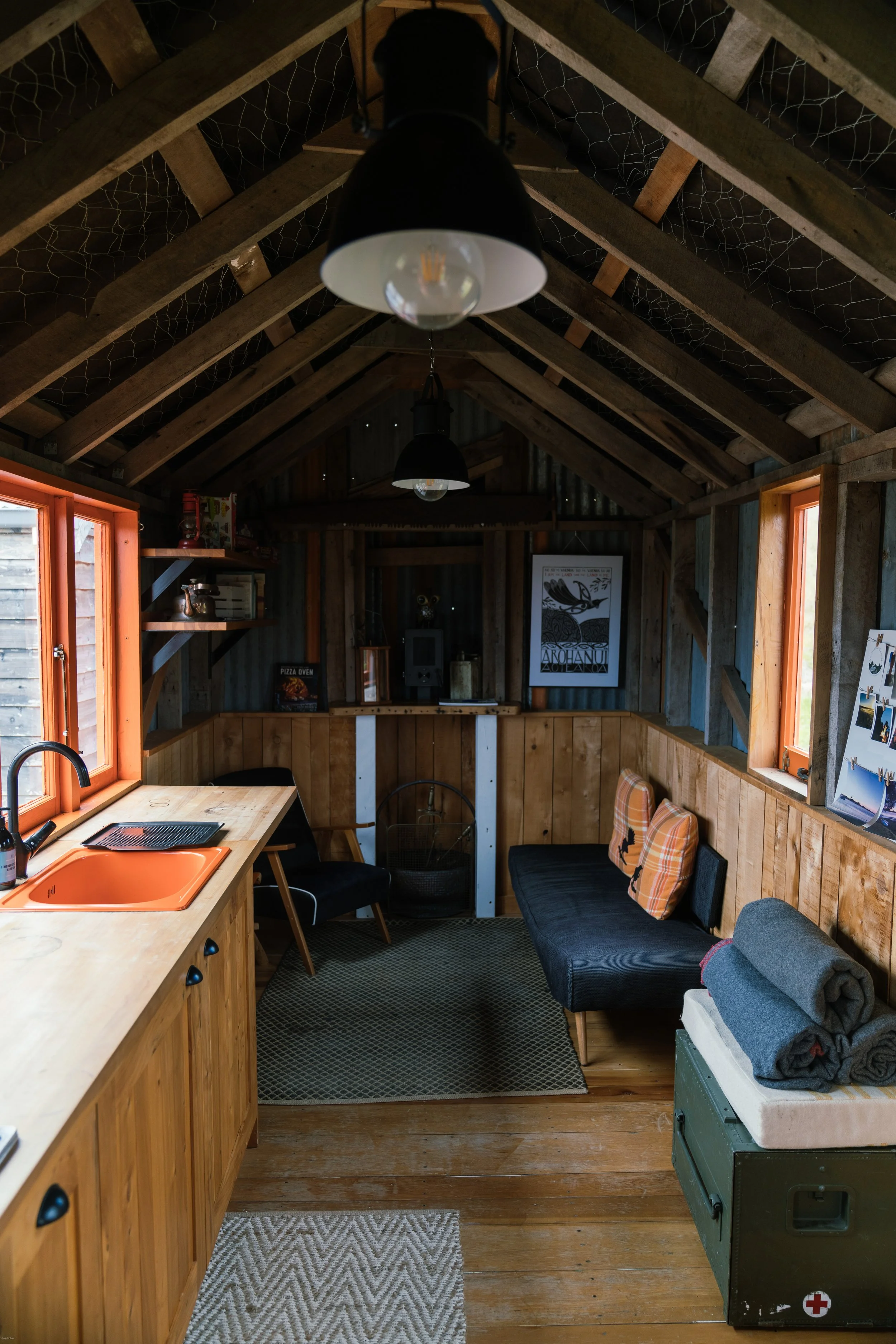 A beautiful tiny house airbnb in Mangawhai Heads, Northland, New Zealand.