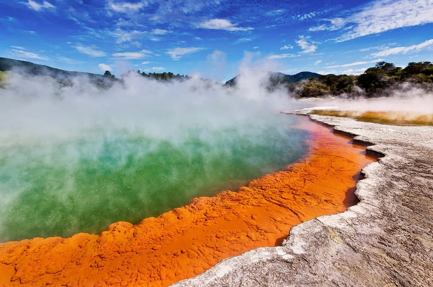 Wai O Tapu, Thermal Hot Springs, Rotorua, North Island New Zealand
